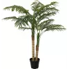 EUROPALMS palmeira areca, 2 troncos, planta artificial, 120cm (82509410)