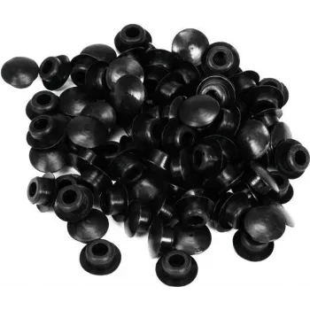 ZUBEHÖR Tampa de silicone 8,5 mm preta, 100 unid. 60112480
