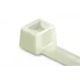 HellermannTyton T150R-HS-NA-C1 Abraçadeira de cabos com dentado interior, 365 mm x 7,6 mm, transparente, 100 unid. 111-15069