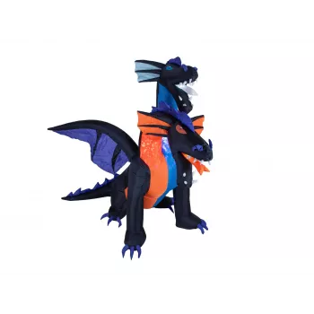 EUROPALMS Figura de dragão insuflável de Halloween, 208 cm 83316157