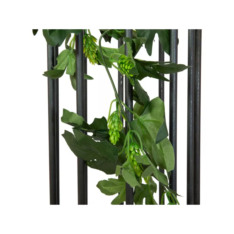 EUROPALMS Grinalda artificial de lúpulo, 170 cm, verde com pinhas castanhas 82501869