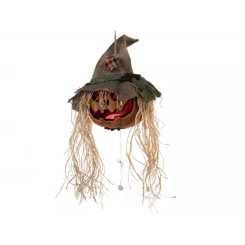EUROPALMS Cabeça de abóbora amaldiçoada de Halloween, 70 cm (83316171)