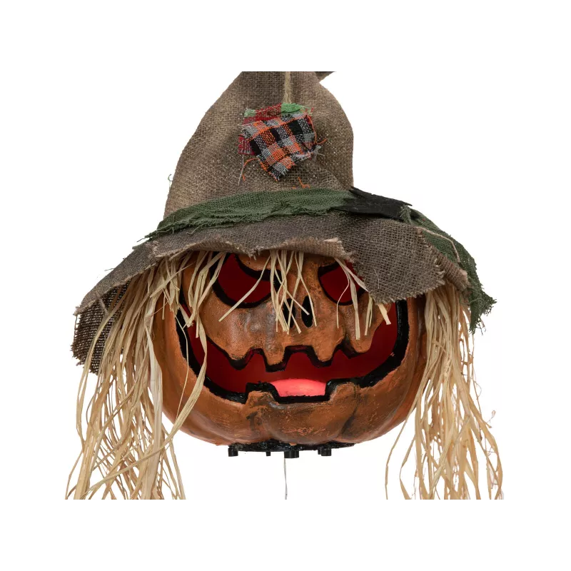 EUROPALMS Cabeça de abóbora amaldiçoada de Halloween, 70 cm (83316171)