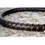 HellermannTyton 162-20200 Canal de cabos de chão preto 1 m PVC autoadesivo