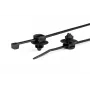 HellermannTyton T30LRFT6 Abraçadeira de cabos preta de poliamida, 260 mm x 3,3 mm, pack de 500 150-77932