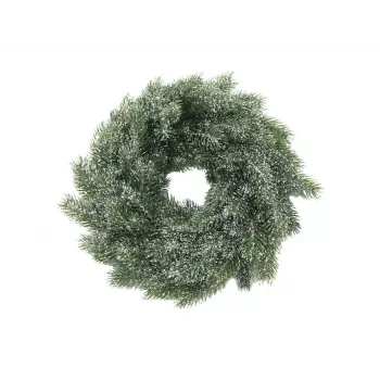 Coroa de abeto de PE com neve EUROPALMS, 45 cm 83501720