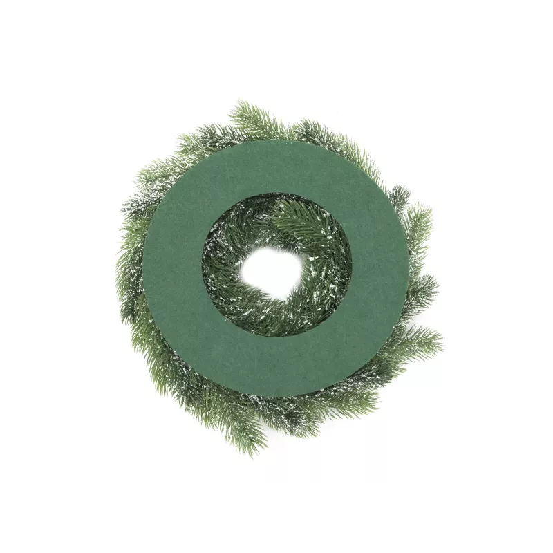 Coroa de abeto de PE com neve EUROPALMS, 45 cm 83501720