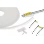 Suporte de marcação em PVC transparente HellermannTyton HCR 12, 25 m x 13 mm, imprimível por transferência térmica