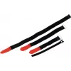 Abraçadeira de cabos de velcro ZUBEHÖR 25x300 mm preta, pack de 10 (30006030)