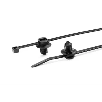 Abraçadeira de cabos HellermannTyton T30LFT6LG de poliamida preta 150 mm x 3,6 mm, pack de 500 150-31097
