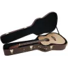 Estojo moldado DIMAVERY para guitarra western, castanho (26341018)