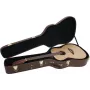 Estojo moldado DIMAVERY para guitarra western, castanho (26341018)
