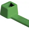 Abraçadeira de cabos standard HellermannTyton T80R-N66-GN-C1, dentada interior, 210 mm x 4,6 mm, verde, 100 unid. 116-08015