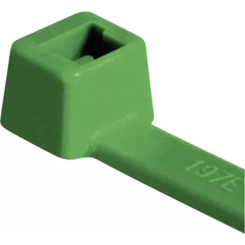 Abraçadeira de cabos standard HellermannTyton T80R-N66-GN-C1, dentada interior, 210 mm x 4,6 mm, verde, 100 unid. 116-08015