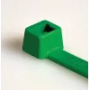 Abraçadeira de cabos standard HellermannTyton T80R-N66-GN-C1, dentada interior, 210 mm x 4,6 mm, verde, 100 unid. 116-08015