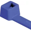 Abraçadeira de cabos standard HellermannTyton T80L, 390 x 4,6 mm, PA66, azul, 100 unid. 116-05416