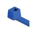 Abraçadeira de cabos standard HellermannTyton T80R, 210 x 4,6 mm, azul, 100 unid. (116-08016)