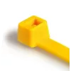 Abraçadeira de cabos standard HellermannTyton T80R-N66-YE-C1, 210 x 4,6 mm, amarela, 100 unid. 116-08014
