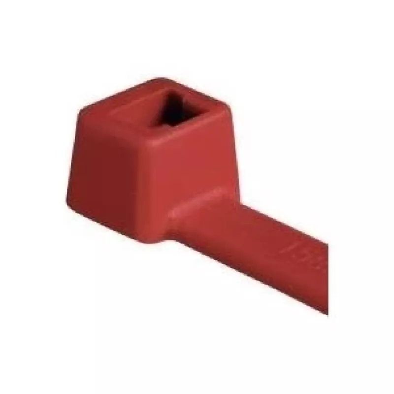 Abraçadeira de cabos standard HellermannTyton T80R-N66-RD-C1, 210 mm x 4,6 mm, vermelha, 100 unid. 116-08012