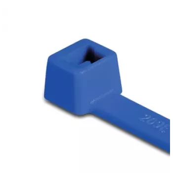Abraçadeira de cabos HellermannTyton T150R, azul, PA66, 380 mm x 8,8 mm, pack de 100 116-15016