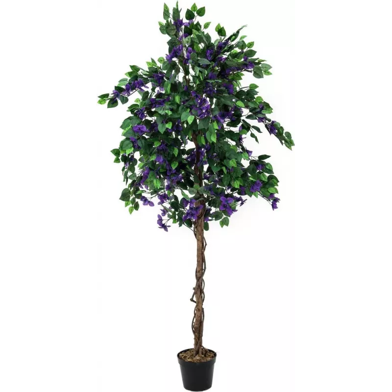 EUROPALMS Planta artificial Bougainvillea lavanda 180cm 82507036