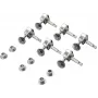 Dimavery Conjunto de afinadores para guitarra estilo TL, 6-in-Line, cromado, engrenagens seladas, para destros 26300250