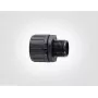 HellermannTyton HG25-S-M25 PA66 BK 10 conector reto, rosca M25, canal de 25 mm, preto