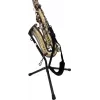DIMAVERY alça para saxofone, tecido de nylon ajustável, gancho giratório metálico, preto 26600436