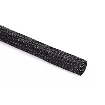 HellermannTyton HEGPL30-PET-BK manga de malha PET elástica, 18-55 mm, preto, 25 m