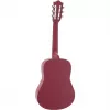 Dimavery AC-303 guitarra clássica 1/2 rosa com saco de transporte
