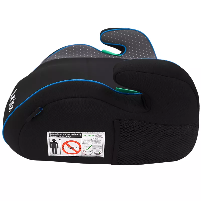 Petex Max 301 assento elevatório sem encosto cinzento/preto ECE R129 i-Size 125-150 cm