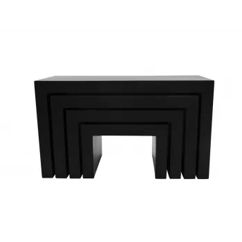 EUROPALMS conjunto de mesa decorativo leve, preto (83011897)