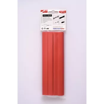 HELLERMANNTYTON HIS-3 conjunto de tubo termorretrátil, 3:1, 12 mm / 4 mm, vermelho 308-31211