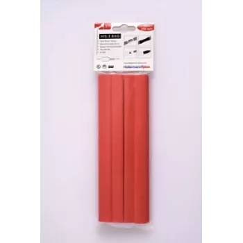 HELLERMANNTYTON HIS-3 conjunto de tubo termorretrátil, 3:1, 12 mm / 4 mm, vermelho 308-31211