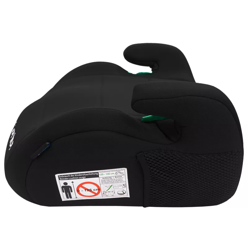 Petex Max R129 assento elevatório preto ECE R129 i-Size para crianças 125-150 cm