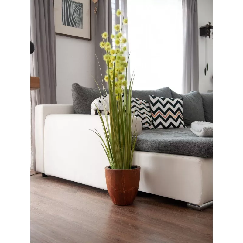 EUROPALMS planta artificial Pompom Grass, 122 cm, verde 82500136
