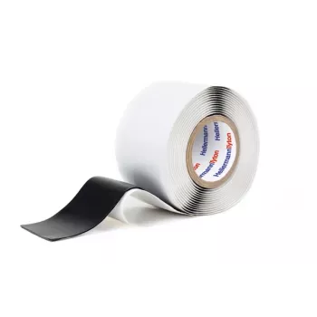 HellermannTyton HTAPE-POWER 670-VM-PVC/IIR-BK fita autofusível 3 m x 100 mm preta 711-00304