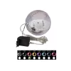 EUROPALMS bola de neve LED 15cm, vermelha 83501243