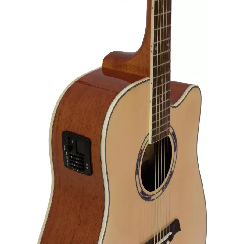 DIMAVERY DR-520 guitarra acústica dreadnought, natural 26231272