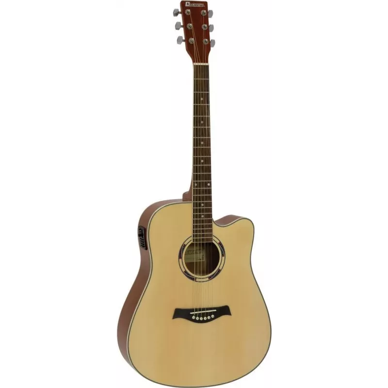 DIMAVERY DR-520 guitarra acústica dreadnought, natural 26231272