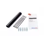 HellermannTyton 380-04004 TF21 tubo termorretrátil, 2:1, 4,0 mm, preto, 10 m
