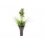 EUROPALMS arranjo de relva artificial, 90cm, verde, em vaso preto 82600137