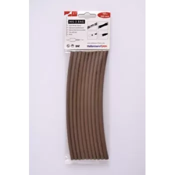 Conjunto de tubo termorretrátil HELLERMANNTYTON HIS-3 3:1, 100 unid., 7 tamanhos, 7 cores, 100 mm de comprimento 308-30614