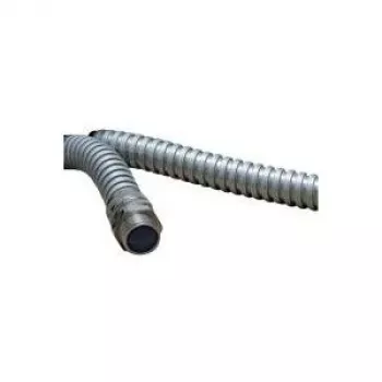 Tubo de aço rígido galvanizado a quente (GRC) HellermannTyton SC10-GS-ML, 10 mm x 3 m, aço, EN 61386-21, interior e exterior 166-30110
