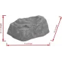 Rocha decorativa EUROPALMS Diamond, fibra de vidro, aspeto de pedra natural, 50x40x30 cm 83313233