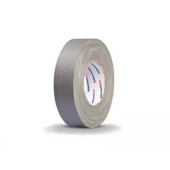 Fita de tecido de algodão cinzento Hellermann Tyton HTAPE-TEX-19x50, 19 mm x 50 m 712-00506