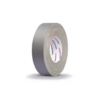 Fita de tecido de algodão cinzento Hellermann Tyton HTAPE-TEX-19x50, 19 mm x 50 m 712-00506