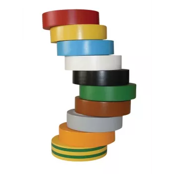 Sortido de mangas de marcação em PVC HellermannTyton Helagrip, 10 rolos, diâmetro interior de 15 mm, 10 m de comprimento, multicolor (10 cores) 710-00146