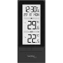 Technoline WS9787 estação meteorológica sem fios com sensor exterior, preto/prateado