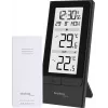 Technoline WS9787 estação meteorológica sem fios com sensor exterior, preto/prateado